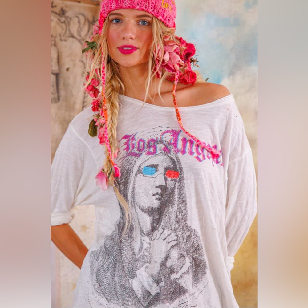 Magnolia pearl Glitter Saint Viggo Tee